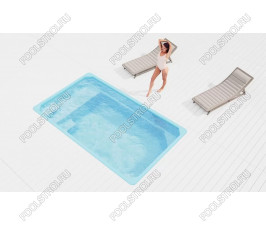 Композитный бассейн Сити 400 PREMIUM (4х2.35х1.4м) Серия GRANIT