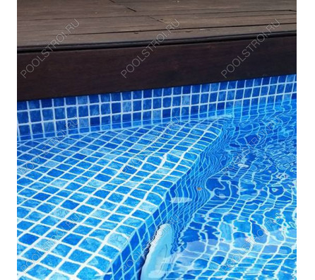 Лайнер Cefil противоскользящий Mediterraneo (мозаика) 1.65x20 м (33 м.кв)